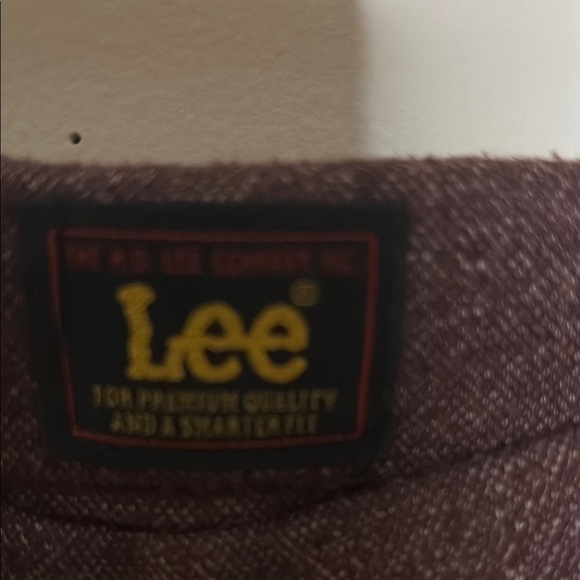 Lee Women's Burgundy Flare Pants - Picture 3 of 8